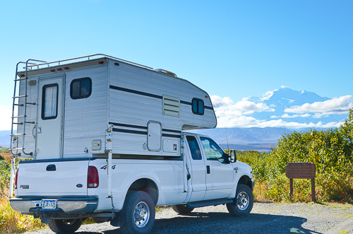 Motorhome at Wonder Lake, Denali Park