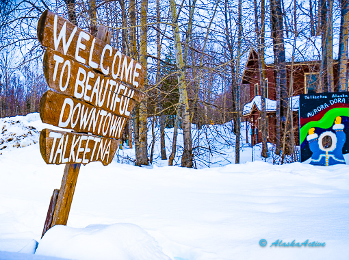 Talkeetna Welcome Sign